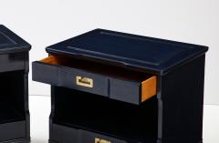  John Widdicomb Co Widdicomb Furniture Co John Widdicomb Midnight Blue Stained Nightstands - 2741516