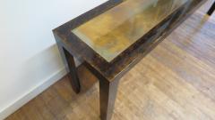  John Widdicomb Co Widdicomb Furniture Co John Widdicomb Patinaed Brass inlay Top Console Table - 2834474