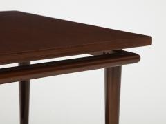  John Widdicomb Co Widdicomb Furniture Co John Widdicomb Walnut Teak Side Tables - 1108732