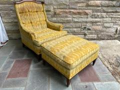  John Widdicomb Co Widdicomb Furniture Co Lovely Widdiicomb Regency Modern Wing Lounge Chair Ottoman for John Stuart - 4159878