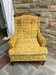  John Widdicomb Co Widdicomb Furniture Co Lovely Widdiicomb Regency Modern Wing Lounge Chair Ottoman for John Stuart - 4159910