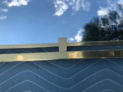  John Widdicomb Co Widdicomb Furniture Co Magnificent John Widdicomb Brass Wall Mirror Mid Century Modern - 3269372