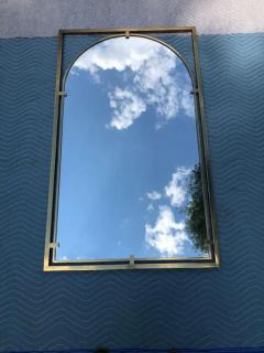  John Widdicomb Co Widdicomb Furniture Co Magnificent John Widdicomb Brass Wall Mirror Mid Century Modern - 3269433