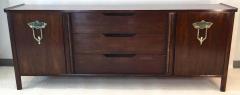  John Widdicomb Co Widdicomb Furniture Co Mid Century Modern Walnut Dresser Credenza by Bert England for John Widdicomb - 2048827