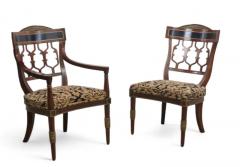  John Widdicomb Co Widdicomb Furniture Co Set of 10 John Widdicomb Neoclassical Style Inlaid Mahogany Dining Chairs - 3919944