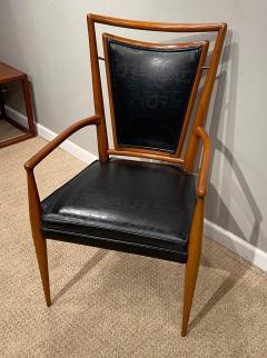  John Widdicomb Co Widdicomb Furniture Co Set of Six Mid Century Modern Dining Chairs 4 Side Chairs 2 Arm Chairs - 2550196