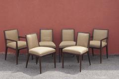  John Widdicomb Co Widdicomb Furniture Co Set of Six Walnut Dining Chairs by T H Robsjohn Gibbings for Widdicomb - 3630609