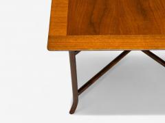  John Widdicomb Co Widdicomb Furniture Co T H Robsjohn Gibbings American Modern Walnut Side Table USA 1960s - 4300350