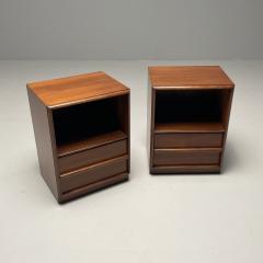  John Widdicomb Co Widdicomb Furniture Co T H Robsjohn Gibbings Mid Century Modern Nightstands Walnut USA 1960s - 3453214