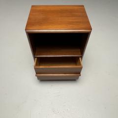  John Widdicomb Co Widdicomb Furniture Co T H Robsjohn Gibbings Mid Century Modern Nightstands Walnut USA 1960s - 3453216