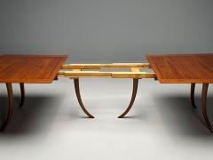  John Widdicomb Co Widdicomb Furniture Co T H Robsjohn Gibbings Mid Century Modern Saber Leg Dining Table Walnut 1956 - 3542414