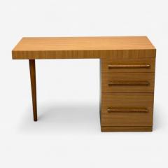  John Widdicomb Co Widdicomb Furniture Co T H Robsjohn Gibbings Widdicomb Mid Century Modern Desk Cane 1960s - 3960873