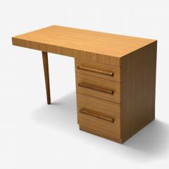  John Widdicomb Co Widdicomb Furniture Co T H Robsjohn Gibbings Widdicomb Mid Century Modern Desk Cane 1960s - 3960874