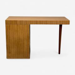  John Widdicomb Co Widdicomb Furniture Co T H Robsjohn Gibbings Widdicomb Mid Century Modern Desk Cane 1960s - 3960879