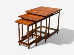  John Widdicomb Co Widdicomb Furniture Co T H Robsjohn Gibbings Widdicomb Mid Century Modern Nesting Tables USA 1950s - 3975494