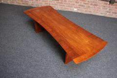  John Widdicomb Co Widdicomb Furniture Co T H Robsjohn Gibbings for Widdicomb Walnut Bowtie Coffee Table - 3122052