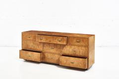  John Widdicomb Co Widdicomb Furniture Co Widdicomb Burlwood Campaign Dresser 1960 - 2152303