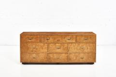  John Widdicomb Co Widdicomb Furniture Co Widdicomb Burlwood Campaign Dresser 1960 - 2152304