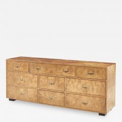  John Widdicomb Co Widdicomb Furniture Co Widdicomb Burlwood Campaign Dresser 1960 - 2153877