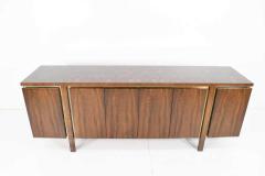  John Widdicomb Co Widdicomb Furniture Co Widdicomb Credenza or Sideboard in Walnut with Parquet Patterned Top - 1264312