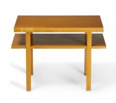  John Widdicomb Co Widdicomb Furniture Co Widdicomb Mid Century American Blond Maple Cantilever Side End Table - 3169512