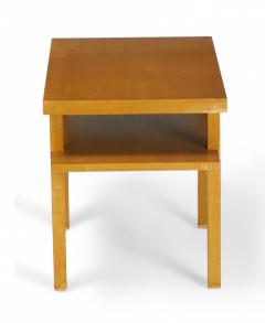  John Widdicomb Co Widdicomb Furniture Co Widdicomb Mid Century American Blond Maple Cantilever Side End Table - 3169514