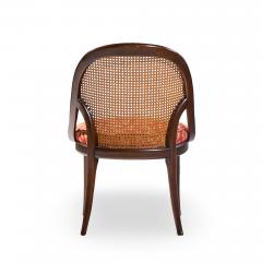  John Widdicomb Co Widdicomb Furniture Co Widdicomb Mid Century Camel Back Cane and Mahogany Dining Chairs Set of 6 - 4527405