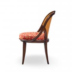  John Widdicomb Co Widdicomb Furniture Co Widdicomb Mid Century Camel Back Cane and Mahogany Dining Chairs Set of 6 - 4527406