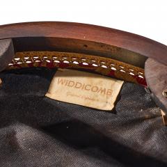  John Widdicomb Co Widdicomb Furniture Co Widdicomb Mid Century Camel Back Cane and Mahogany Dining Chairs Set of 6 - 4527408