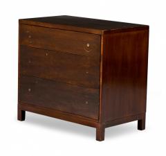  John Widdicomb Co Widdicomb Furniture Co Widdicomb Modern AmericanStained Walnut Three Drawer Commode - 2791655