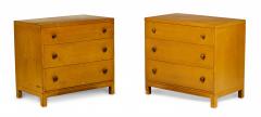  John Widdicomb Co Widdicomb Furniture Co Widdicomb Modern AmericanWalnut Three Drawer Chests - 2791674