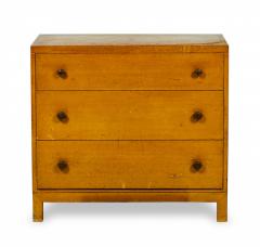  John Widdicomb Co Widdicomb Furniture Co Widdicomb Modern AmericanWalnut Three Drawer Chests - 2791676