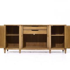  John Widdicomb Co Widdicomb Furniture Co Widdicomb Style Mid Century Bleached Mahogany Tambour Door Credenza - 4094341
