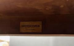  John Widdicomb Co Widdicomb Furniture Co Widdicomb Travertine and Walnut Coffee Table by Dale Ford Mid Century - 4033299