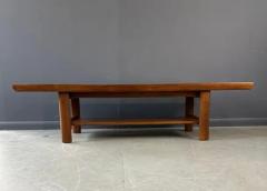  John Widdicomb Co Widdicomb Furniture Co Widdicomb Travertine and Walnut Coffee Table by Dale Ford Mid Century - 4033320