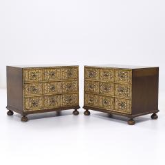  John Widdicomb Co Widdicomb Furniture Co William A Berkey Furniture for Widdicomb Mid Century Nightstands Pair - 4015506