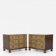  John Widdicomb Co Widdicomb Furniture Co William A Berkey Furniture for Widdicomb Mid Century Nightstands Pair - 4016936