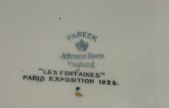  Johnson Bros Les Fontaines China Dinnerware Set from Paris Exposition des Arts D coratifs - 4251069