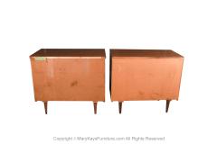  Johnson Carper Mid Century Pair Nightstands Commodes Tables Johnson Carper - 3285795