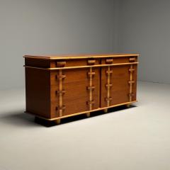  Johnson Furniture Mid Century Modern Paul Frankl John Stuart Dresser Sideboard Bedroom Set - 3385464