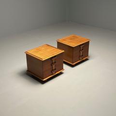  Johnson Furniture Mid Century Modern Paul Frankl John Stuart Nightstands Side End Tables 1950 - 3392832
