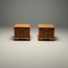  Johnson Furniture Mid Century Modern Paul Frankl John Stuart Nightstands Side End Tables 1950 - 3392833