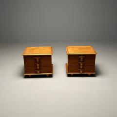  Johnson Furniture Mid Century Modern Paul Frankl John Stuart Nightstands Side End Tables 1950 - 3392834
