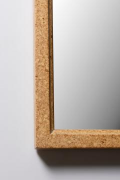 Johnson Furniture Paul Frankl Large Waxed Cork Wall Mirror for Johnson Furniture 1950s - 4547068