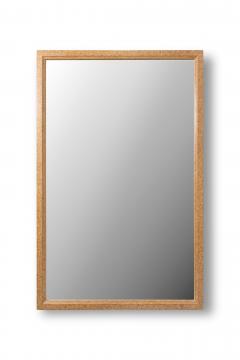  Johnson Furniture Paul Frankl Large Waxed Cork Wall Mirror for Johnson Furniture 1950s - 4547070