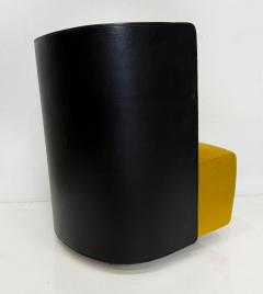  Jonathan De Pas Donato D Urbino Paolo Lomazzi DUrbino Lomazzi for Zanotta 1984 Campo High Back Chair in Leather and Fabric - 4205424