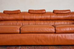  Jonathan De Pas Donato D Urbino Paolo Lomazzi Leather Sofa by De Pas Durbino Lomazzi - 4278041