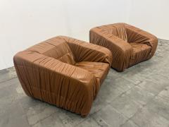  Jonathan De Pas Donato D Urbino Paolo Lomazzi Pair of vintage Piumino armchairs by De Pas DUrbino Lomazzi Italy 1970s - 4604574