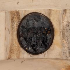  Jonson Marcius Mid Century Modern Tessellated Antler Chrome Granite Box by Jonson Marcius - 1580934