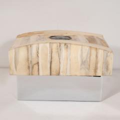  Jonson Marcius Mid Century Modern Tessellated Antler Chrome Granite Box by Jonson Marcius - 1580938